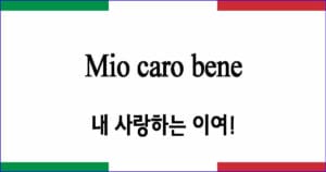 Mio caro bene 내 사랑하는 이여